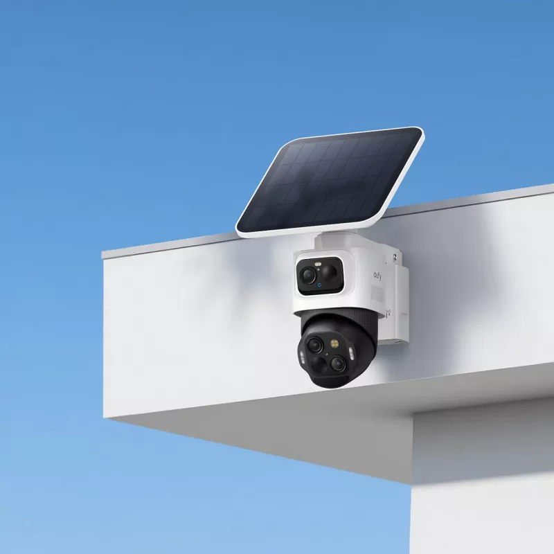 Anker Innovations Eufy SoloCam S4, Câmara de segurança IP, Interior e exterior, Sem fios, Teto/Parede, Preto, Branco, Cartucho (forma)