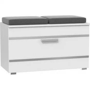 Módulo superior para sapateiro fechado e shop OPAL SZAFKA BIEL — branco, aglomerado, B850×H450 mm, moldura de 16 mm