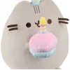 Peluche Pusheen da Pusheen — chapéu de aniversário de 24 cm com bolo de peluche