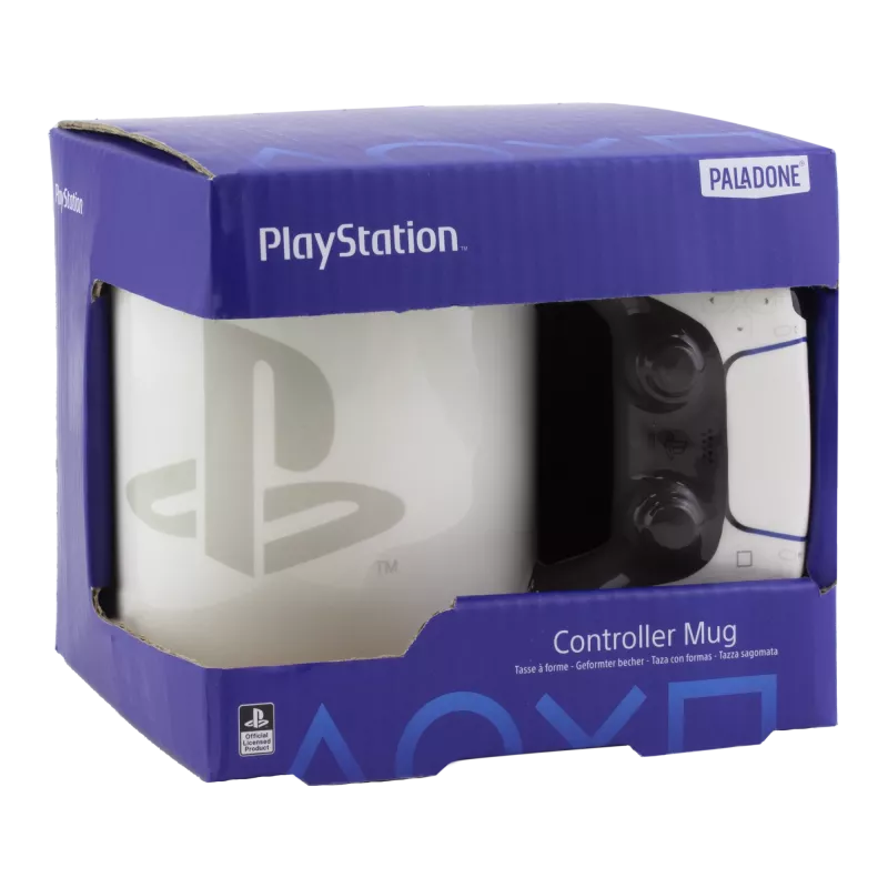 Caneca Paladone PlayStation Shaped PS5 branca 0,48 L unid.