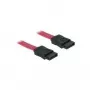 Cabo SATA DeLOCK 84208 0,5 m vermelho