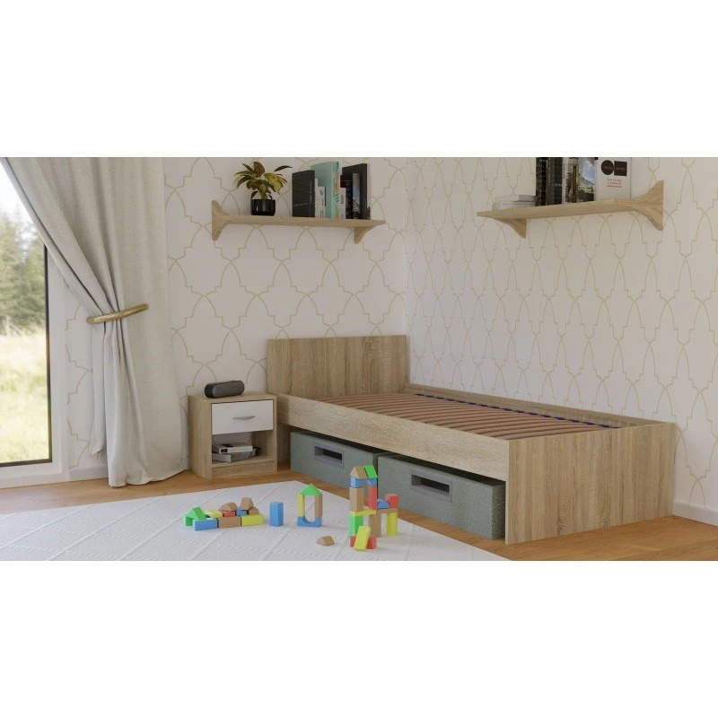 Estrutura flexível para cama 90x200