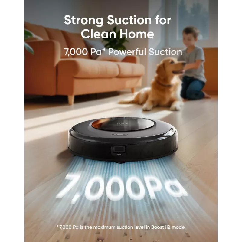 Anker Eufy | Robô aspirador com estação tudo-em-um | Omni C20 | Húmido e seco | 7000 Pa | cinzento