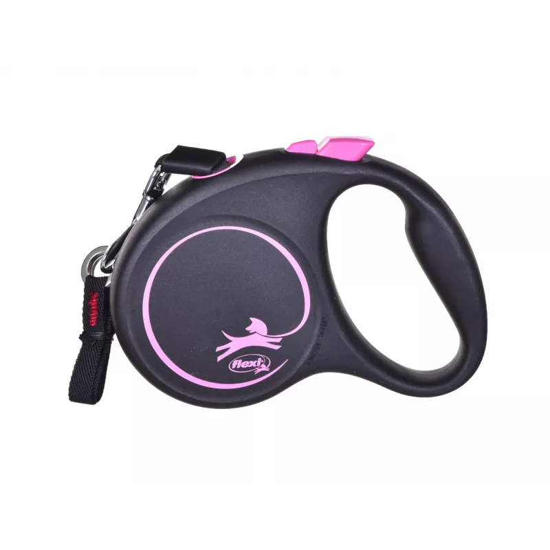 Treia automática Flexi Black Design S 5 m para cão