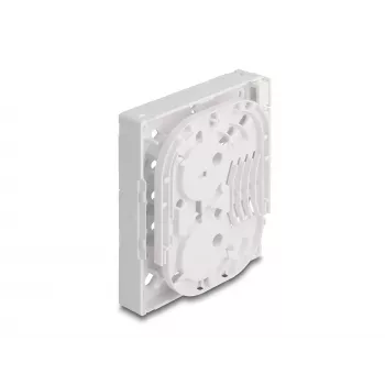 Caixa de ligação de fibra ótica DeLOCK FTTH montagem na parede 4 x SC Simplex LC Duplex branco