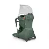 Mochila de transporte para criança Osprey Poco Tourist verde, mochila de transporte para criança leve e ajustável