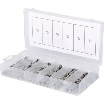 Conjunto de fusíveis ks tools 970.0270 – 120 unid., fusíveis de lâmina 5–30 A