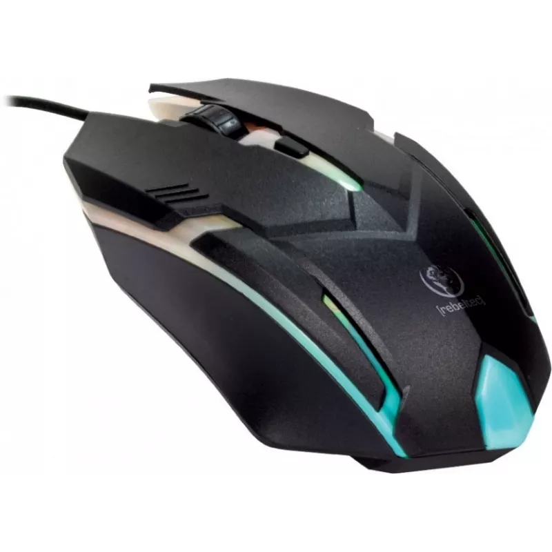 Rato ótico gaming Rebeltec Neon