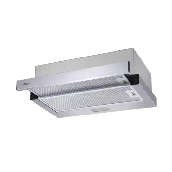 CATA | Exaustor | TFB-5160 X | Telescópico | Classe de eficiência energética C | Largura 59,5 cm | 300 m³/h | Mecânico | CSLED | Aço inoxidável