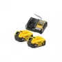 Conjunto de bateria e carregador DeWALT DCB1104P2 18 V 5,0 Ah (2 baterias, carregador)