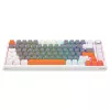 Savio ASTRAL WHITE JADE 3 COLOURS Teclado Gaming USB QWERTY US International