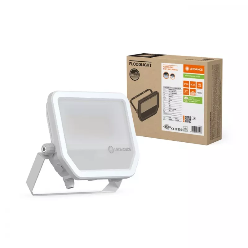 Ledvance projetor versátil com até 6000 lm de potência luminosa | FLOODLIGHT 50 | 41 W | branco frio