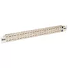 Tripp N254-048-SH-6A 48 portas 1 U montagem em rack patch panel Cat6a STP blindado pass-through - RJ45 Ethernet - TAA - 10 Gigabit Ethernet - RJ-45 - Cat6a - prateado - branco - instalação em rack