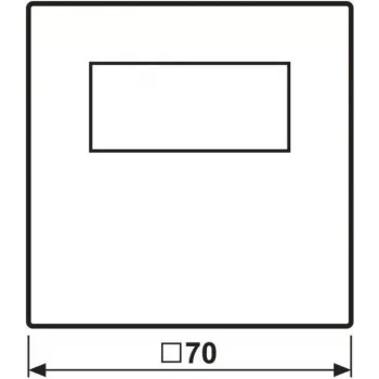 Termóstato ambiente jung HOME BT LS 1791 WW — controlo sem fios Bluetooth, montagem na parede