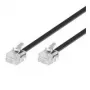 Wentronic Goobay cabo de ligação de antena, preto, 2,5 m – ficha coaxial para ficha coaxial (68148)