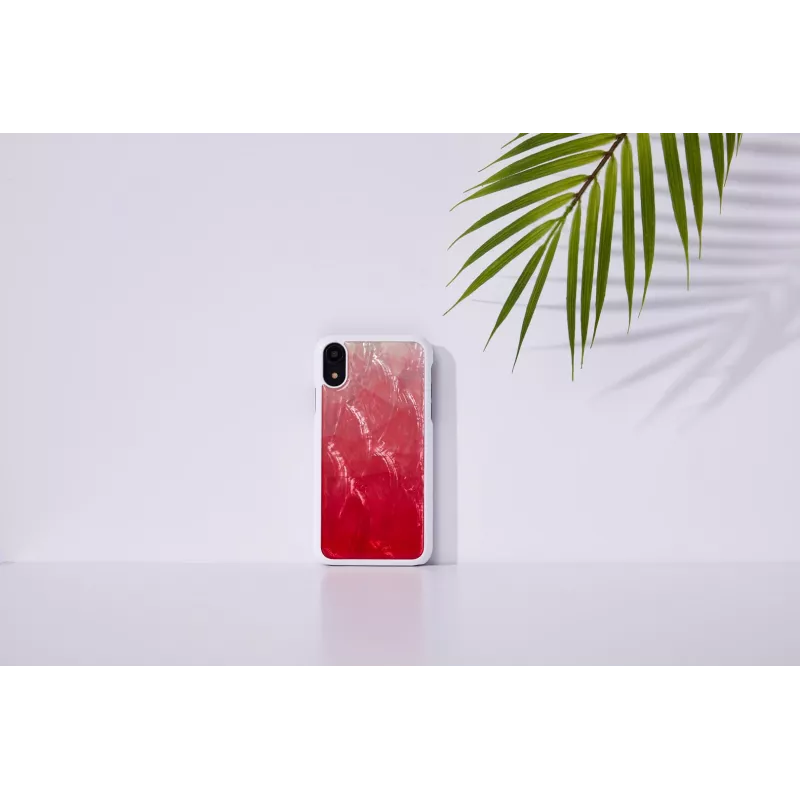 Capa para smartphone iKins para iPhone XR – pink lake e branco