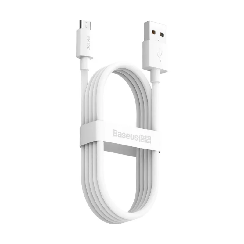 Cabo USB-A para Micro-USB-B Baseus TZCAMZJ-02 1,5 m branco