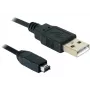 Cabo USB DeLOCK 2.0 mini 4 pinos Hirose 1,5 m