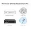 Switch de secretária Mercusys 5 portas Gigabit com 4 portas PoE+