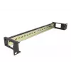 Painel para calha DIN DeLOCK 67031 metal preto 19 polegadas 482,6 mm