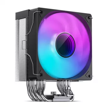 Dissipador de CPU Jonsbo CR-1000 V2 RGB preto com ventoinha de 120 mm