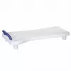 Assento de banheira ActionMed LW300AM com pega de apoio – ajuda de banho branca para a banheira, resistente à humidade, argola de suspensão