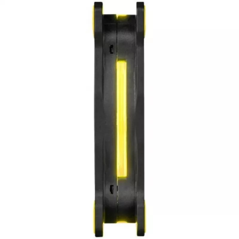 Ventoinha de caixa Thermaltake Riing 14 LED 140mm preto/amarelo