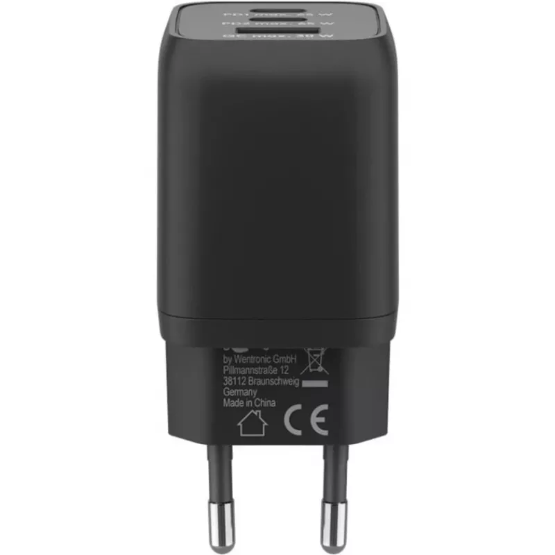 Goobay 64753 Carregador para dispositivos móveis Auscultadores - Smartphone - Tablet preto AC carregamento rápido interior (64753)