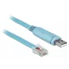 Adaptador Delock USB 2.0 Type-A macho para série RS-232 RJ45 macho 2m azul