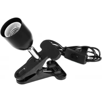 Casquilho Eurolite 9460120N metal plástico preto 143 mm cabo de 1,4 m