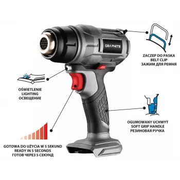 Pistola de ar quente Graphite 58G082