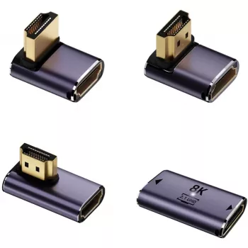 Adaptador de cabo HDMI Type-A para HDMI Type-A 4smarts 541489, cinzento, 4 unidades, 40 g