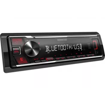 Recetor multimédia para automóvel Kenwood KMM-BT209 Bluetooth 200 W preto