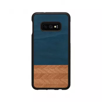 Capa para smartphone Man and Wood para Galaxy S10e — Denim preto capa protetora