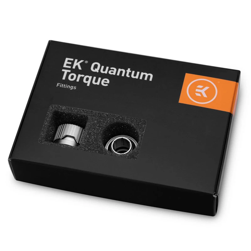 Conector EK Water Blocks EK-Quantum Torque HDC 12, pack de 6, titânio acetinado