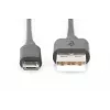 Cabo de ligação USB 2.0 Assmann. tipo A - Micro B M/M. 1,0 m. Compatível com USB 2.0. UL. bl (AK-300110-010-S)