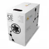 Cabo de rede Solarix SXKD-5E-UTP-PE UTP CAT5E 305m preto