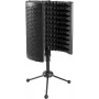 Sistema absorvente de microfone Omnitronic AS-04 suporte dobrável