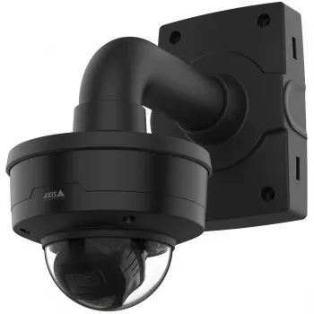 Suporte AXIS TP3106-E — suporte exterior, preto, 154,7×154,7×51,1 mm