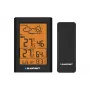 Estação meteorológica BLAUPUNKT WS15BK preta — monitorização da temperatura e humidade interior/exterior