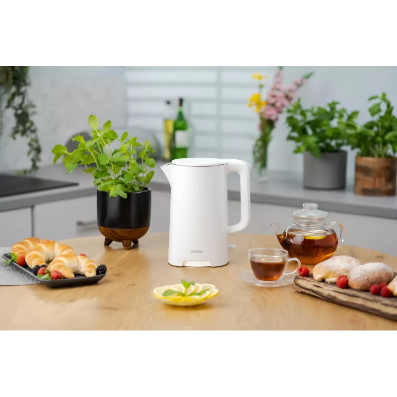 Chaleira elétrica Zelmer 1,7 L 2200 W prateado
