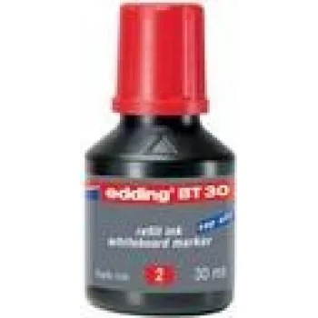 Recarga de marcador Edding BT 30, vermelho, 30 ml, tinta de recarga para a série Edding BT