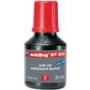 Recarga de marcador Edding BT 30, vermelho, 30 ml, tinta de recarga para a série Edding BT