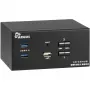 Comutador KVM Inter-Tech IPC AS-22HUS 2 portas USB