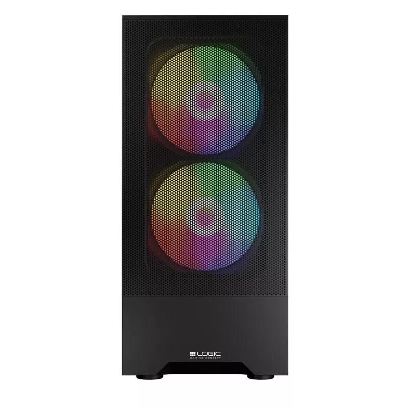 Caixa Logic ARYA ARGB MINIDI USB 3.0 preta