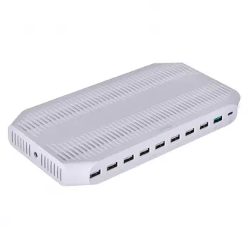 Organizador com estação de carregamento UNITEK Y-2190 de pé branco