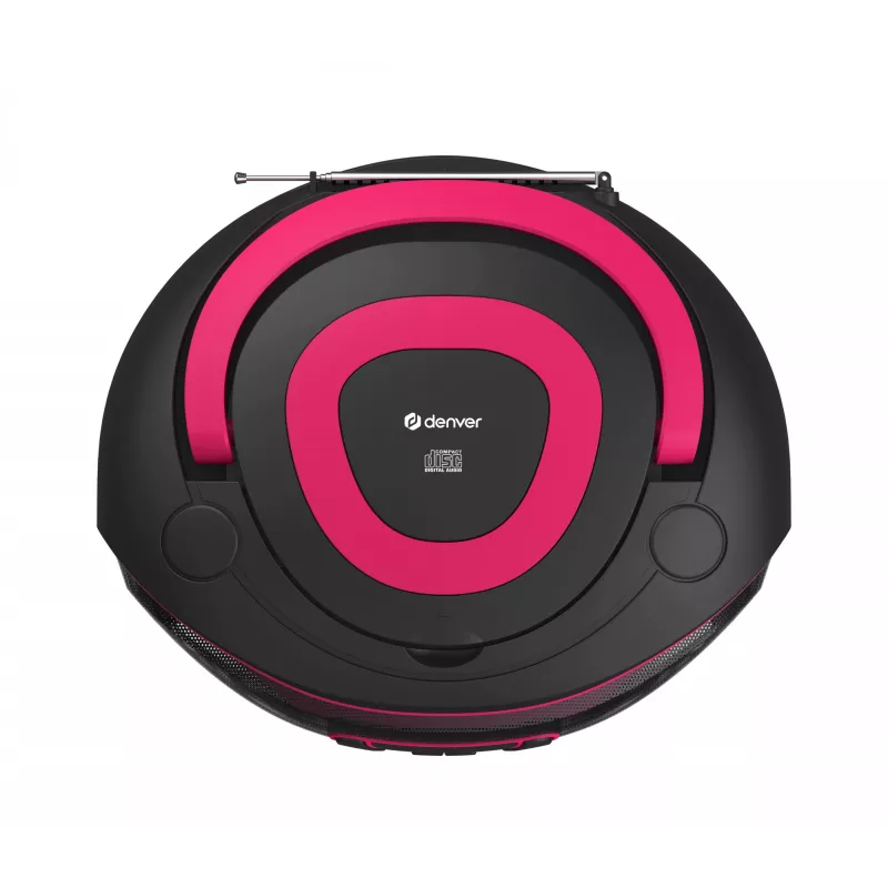Leitor de CD pessoal Denver TDB-212P rosa 3,6W DAB+ FM