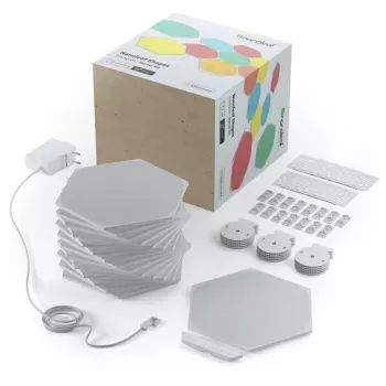 Painel LED hexagonal Nanoleaf NL42-6002HX-15PK, RGB, pack de 15, alimentação AC