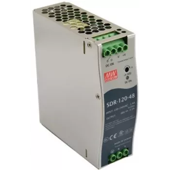 Fonte de alimentação comutada Pulsar SDR-120-48 para calha DIN