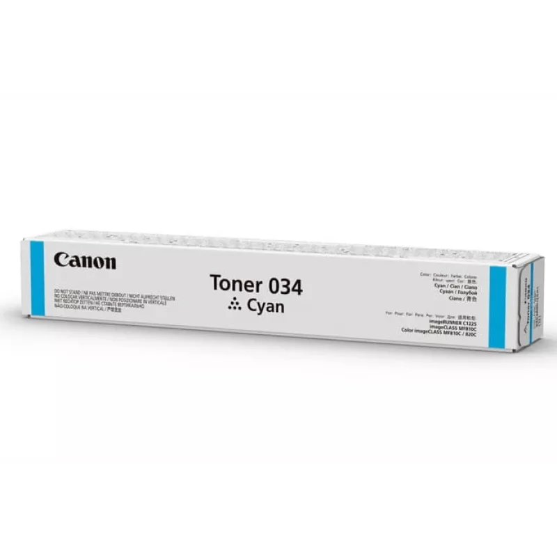 Toner Canon 034 1 unid. original ciano